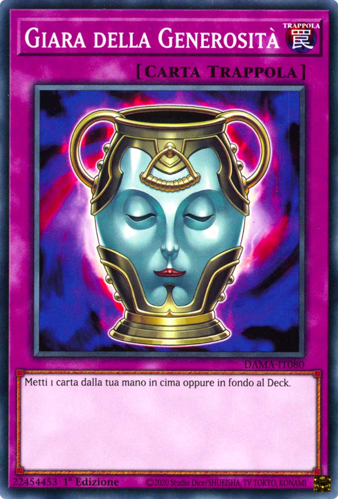 DAMA-IT080 Giara della Generosita' comune 1a Edizione (IT) -NEAR MINT-