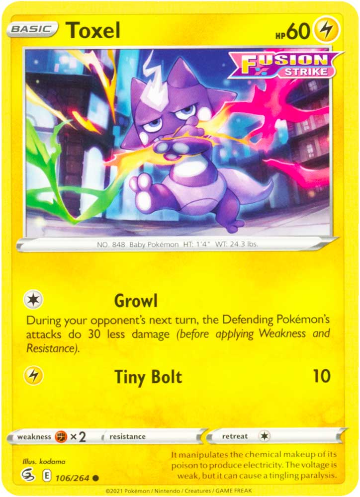 106 / 264 Toxel Comune normale (EN) -NEAR MINT-