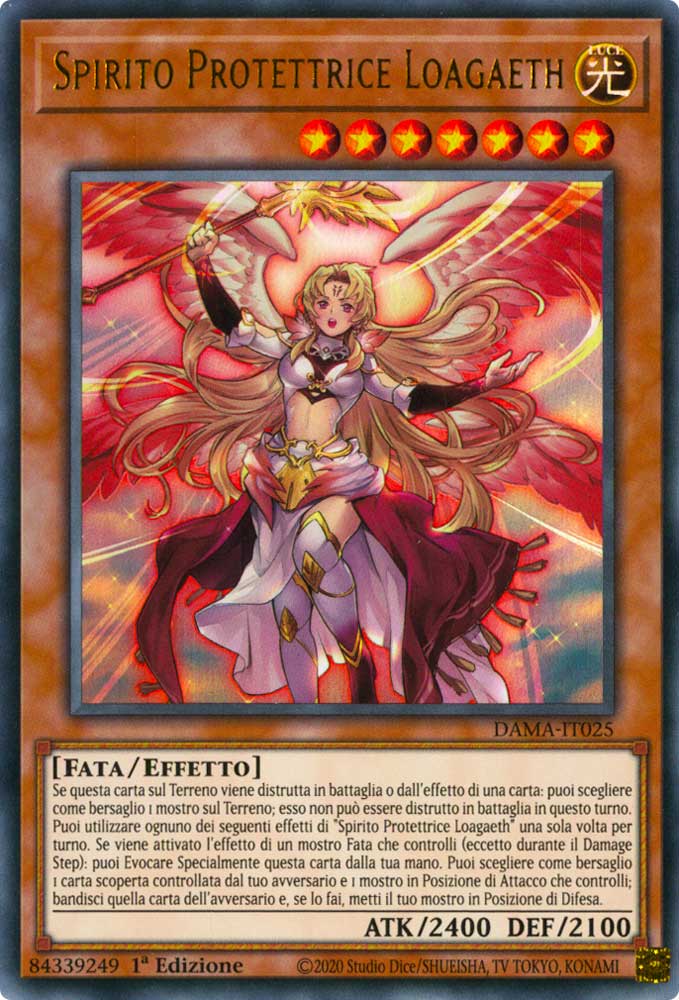 DAMA-IT025 Spirito Protettrice Loagaeth ultra rara 1a Edizione (IT) -NEAR MINT-