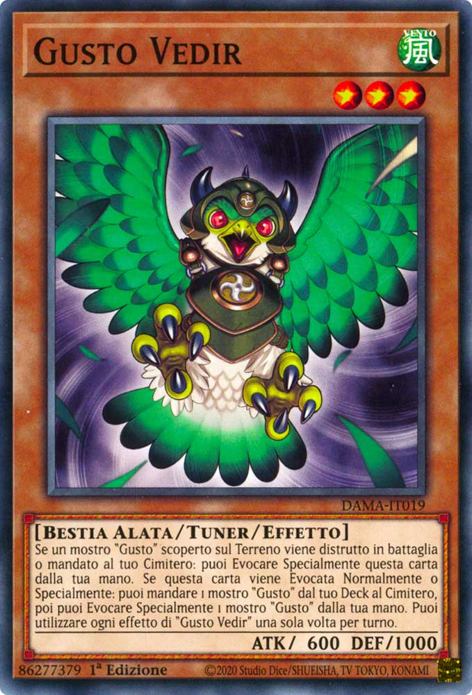 DAMA-IT019 Gusto Vedir comune 1a Edizione (IT) -NEAR MINT-