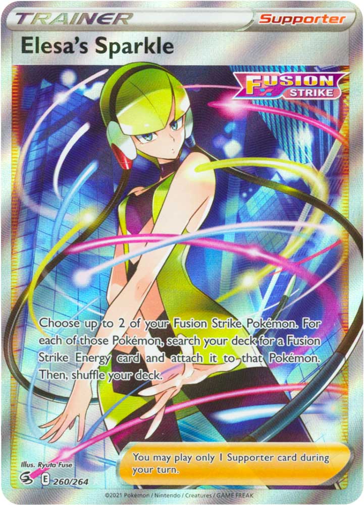 260 / 264 Elesa's Sparkle Ultra Rara Full Art foil (EN) -NEAR MINT-
