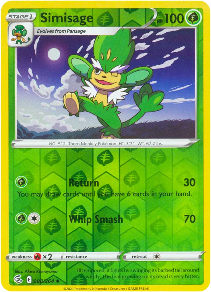 008 / 264 Simisage Non Comune Reverse foil (EN) -NEAR MINT-