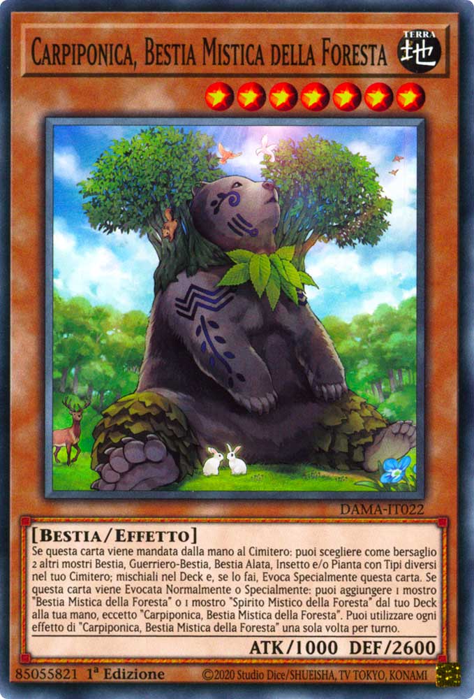 DAMA-IT022 Carpiponica, Bestia Mistica della Foresta comune 1a Edizione (IT) -NEAR MINT-