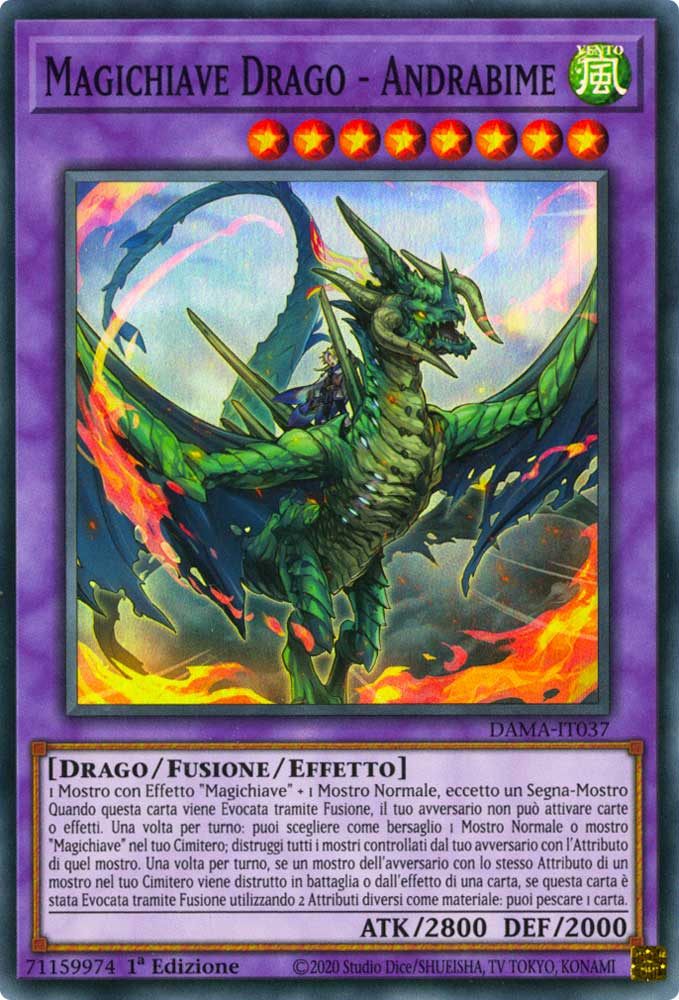 DAMA-IT037 Magichiave Drago - Andrabime super rara 1a Edizione (IT) -NEAR MINT-