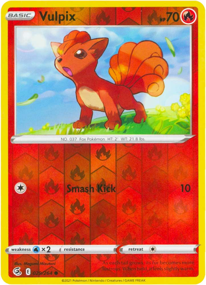029 / 264 Vulpix Comune Reverse foil (EN) -NEAR MINT-