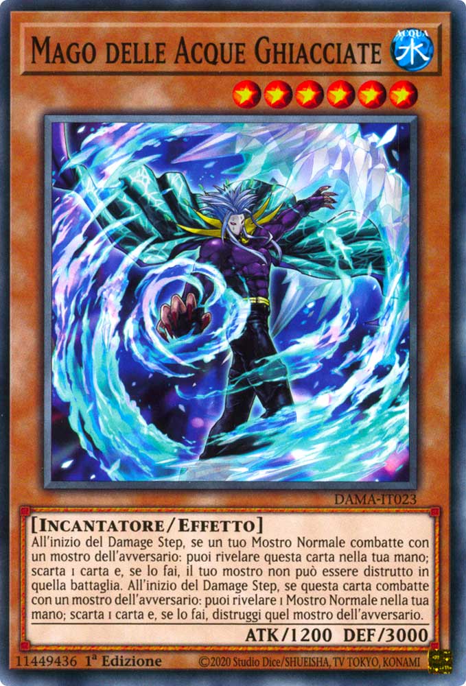 DAMA-IT023 Mago delle Acque Ghiacciate comune 1a Edizione (IT) -NEAR MINT-