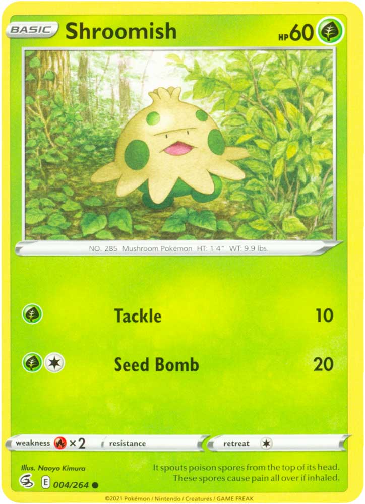 004 / 264 Shroomish Comune normale (EN) -NEAR MINT-