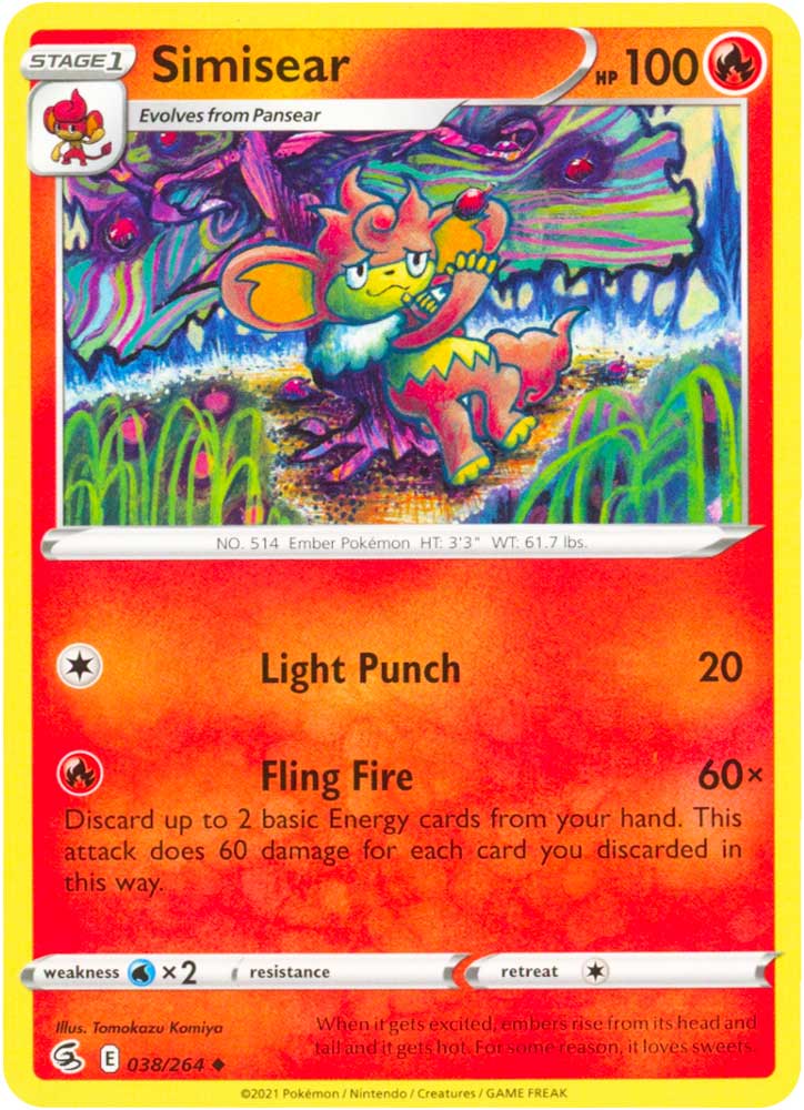 038 / 264 Simisear Non Comune normale (EN) -NEAR MINT-