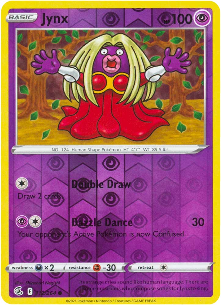 112 / 264 Jynx Comune Reverse foil (EN) -NEAR MINT-