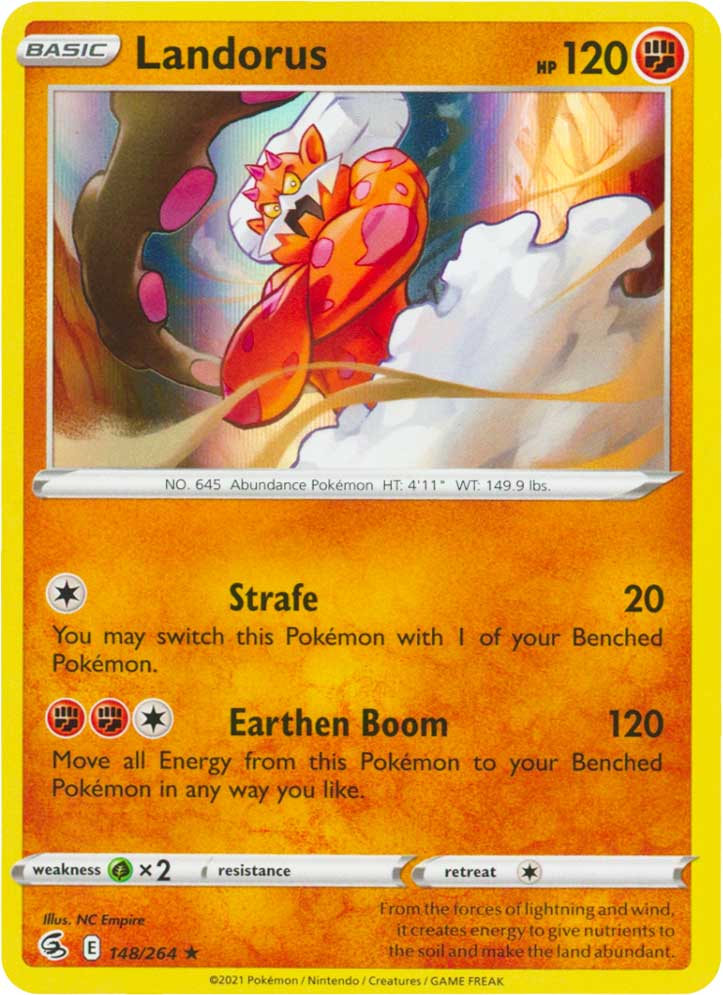 148 / 264 Landorus Rara Holo foil (EN) -NEAR MINT-