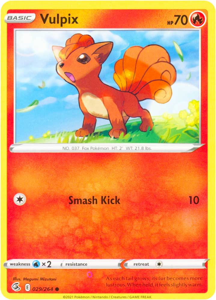 029 / 264 Vulpix Comune normale (EN) -NEAR MINT-
