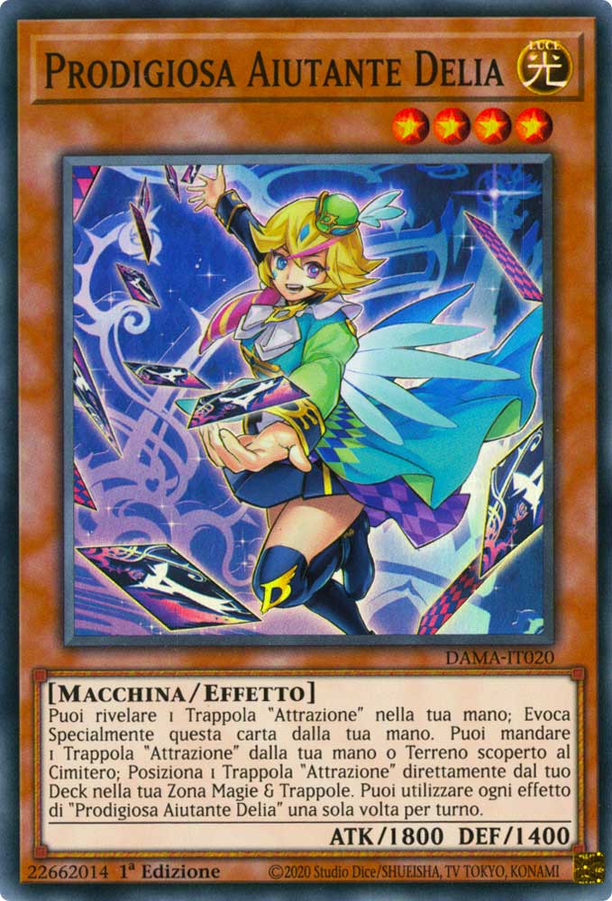 DAMA-IT020 Prodigiosa Aiutante Delia super rara 1a Edizione (IT) -NEAR MINT-
