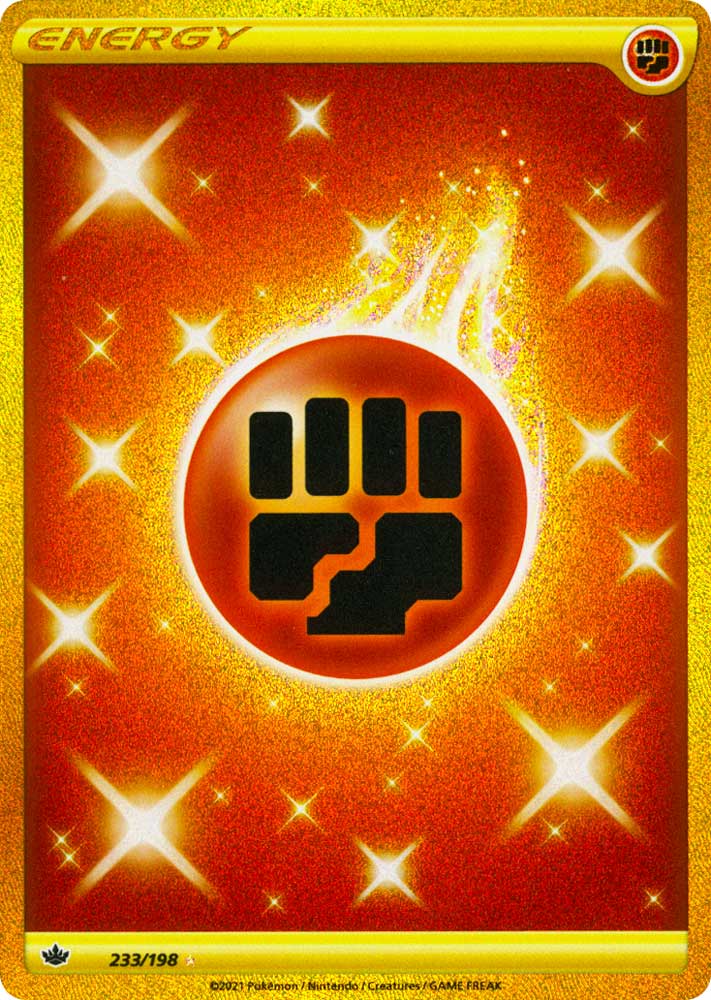 233 / 198 Fighting Energy Rara Segreta Gold foil (EN) -NEAR MINT-