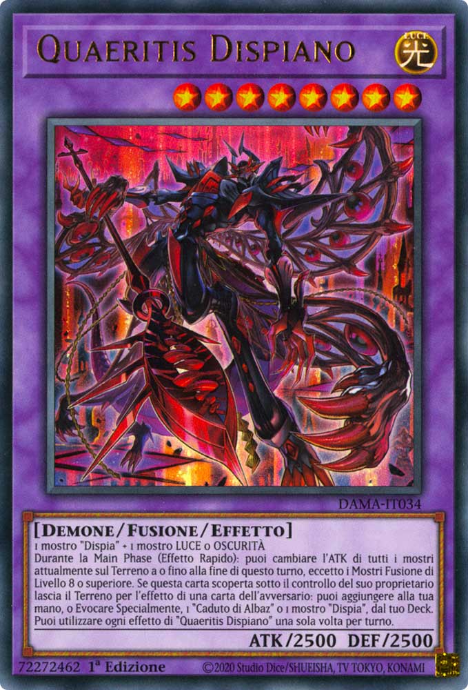 DAMA-IT034 Quaeritis Dispiano ultra rara 1a Edizione (IT) -NEAR MINT-