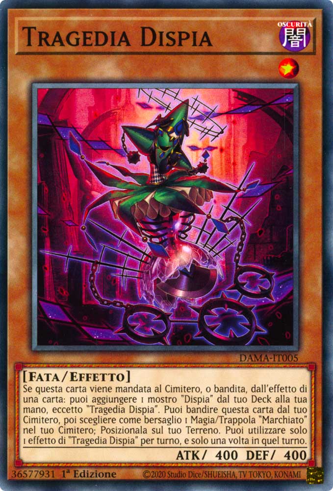 DAMA-IT005 Tragedia Dispia comune 1a Edizione (IT) -NEAR MINT-