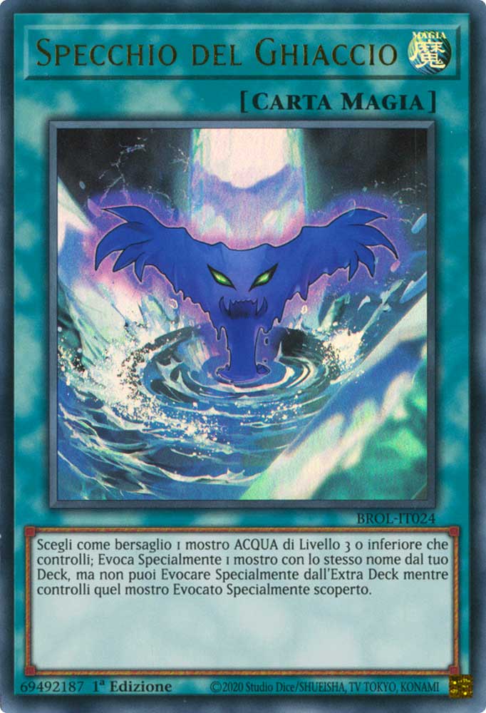 BROL-IT024 Specchio del Ghiaccio ultra rara 1a Edizione (IT) -NEAR MINT-