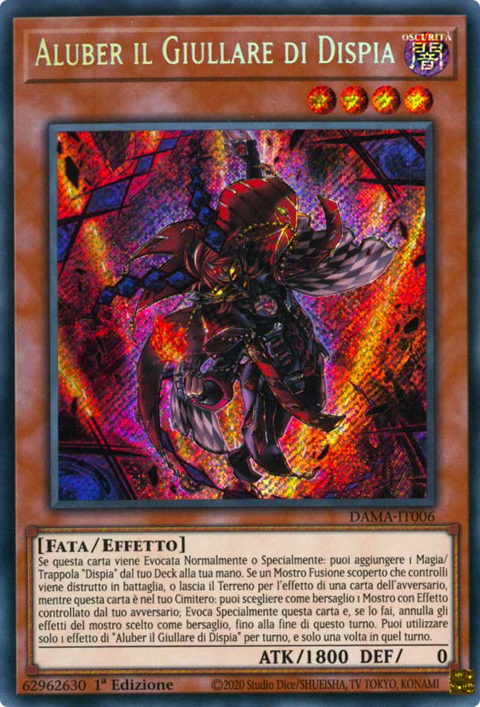 DAMA-IT006 Aluber il Giullare di Dispia rara segreta 1a Edizione (IT) -NEAR MINT-