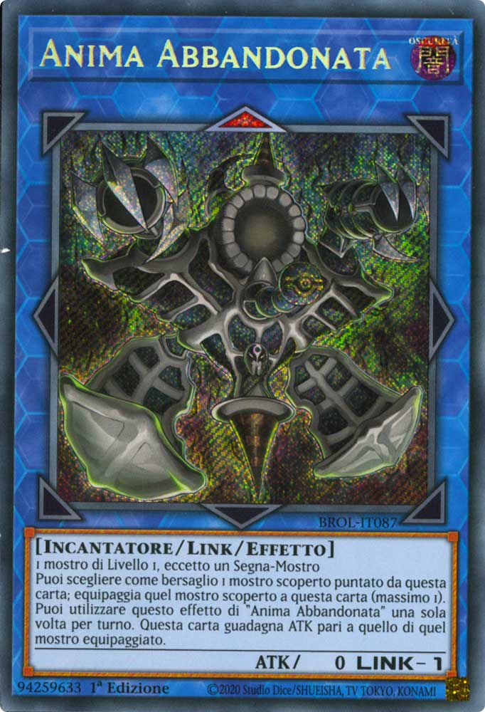 BROL-IT087 Anima Abbandonata rara segreta 1a Edizione (IT) -NEAR MINT-