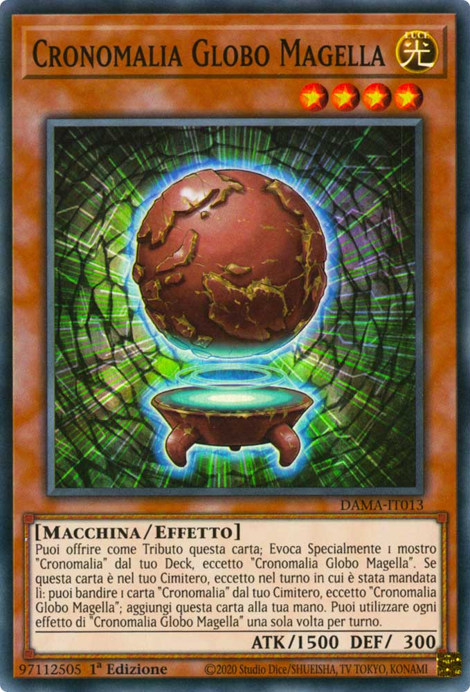 DAMA-IT013 Cronomalia Globo Magella super rara 1a Edizione (IT) -NEAR MINT-