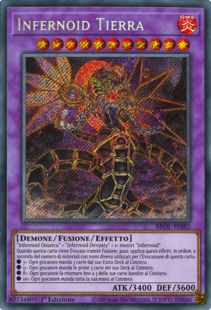 BROL-IT082 Infernoid Tierra rara segreta 1a Edizione (IT) -NEAR MINT-