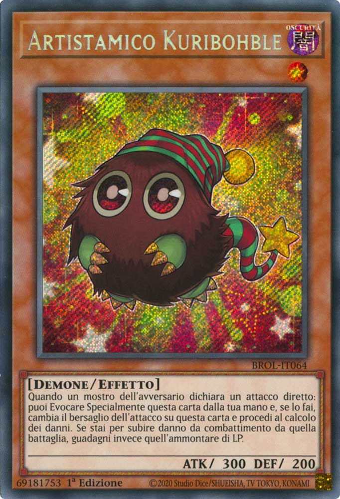 BROL-IT064 Artistamico Kuribohble rara segreta 1a Edizione (IT) -NEAR MINT-