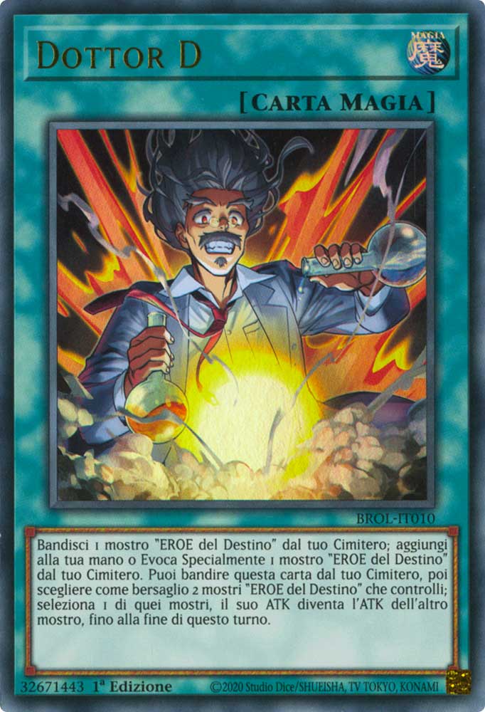 BROL-IT010 Dottor D ultra rara 1a Edizione (IT) -NEAR MINT-