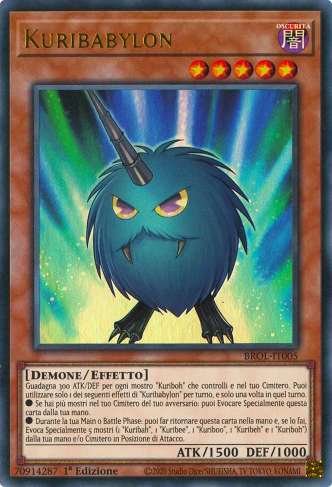 BROL-IT005 Kuribabylon ultra rara 1a Edizione (IT) -NEAR MINT-