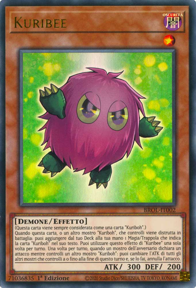 BROL-IT002 Kuribee ultra rara 1a Edizione (IT) -NEAR MINT-