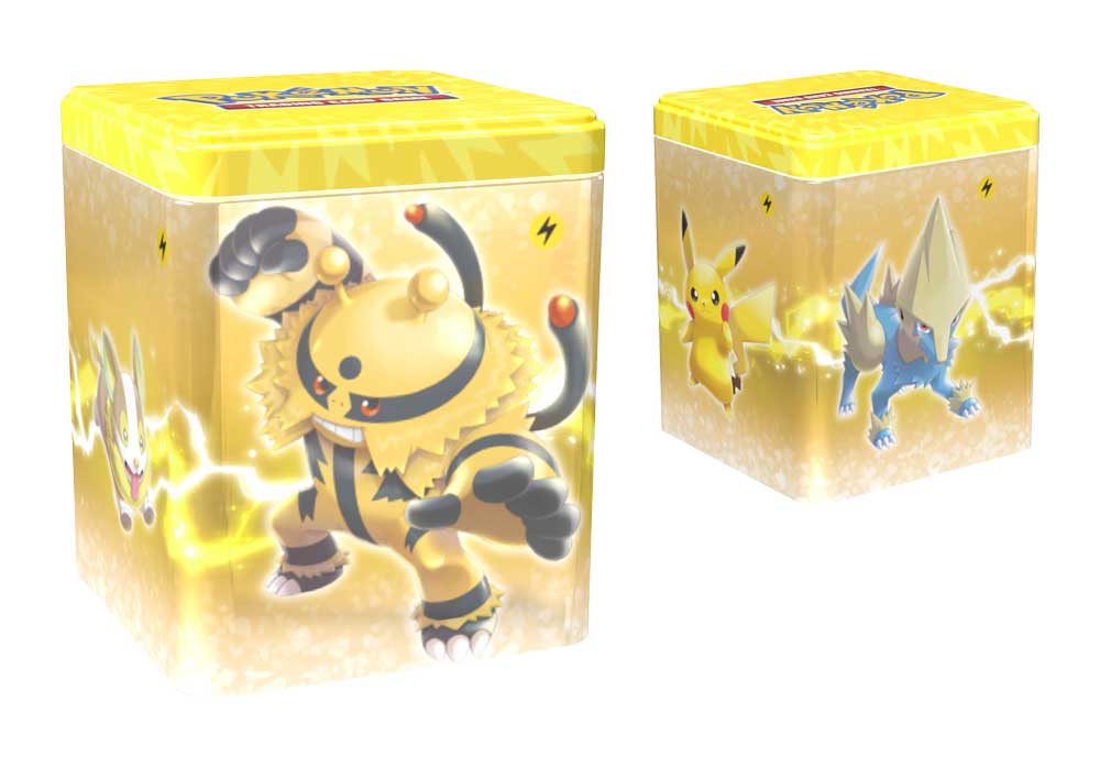 Stacking Tin Electric Type (Electivire, Yamper, Manectric, e Pikachu) (EN)