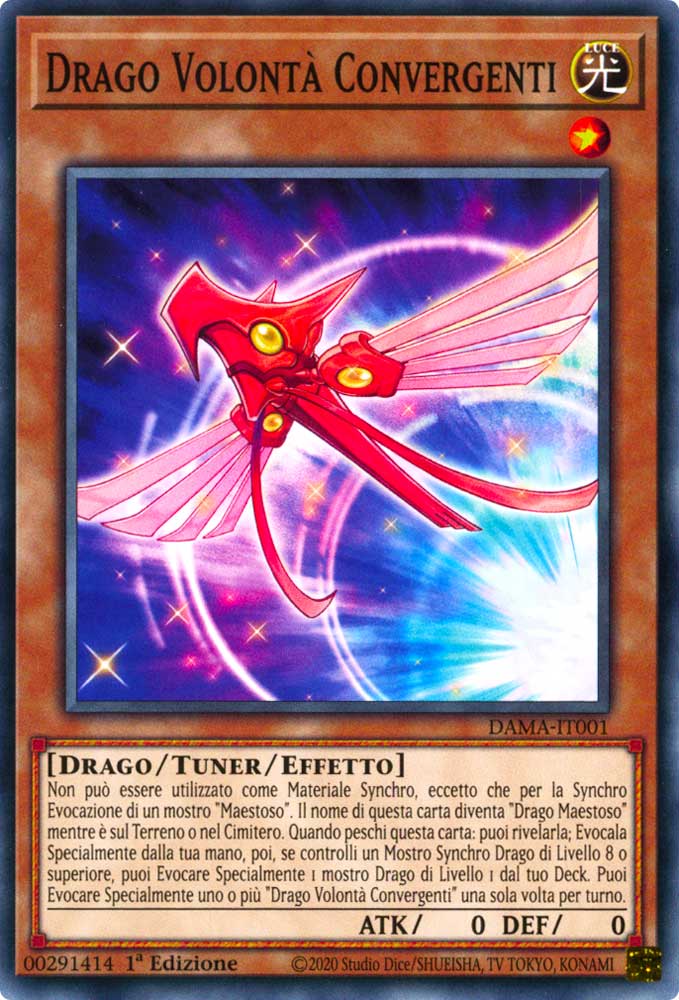 DAMA-IT001 Drago Volonta' Convergenti comune 1a Edizione (IT) -NEAR MINT-