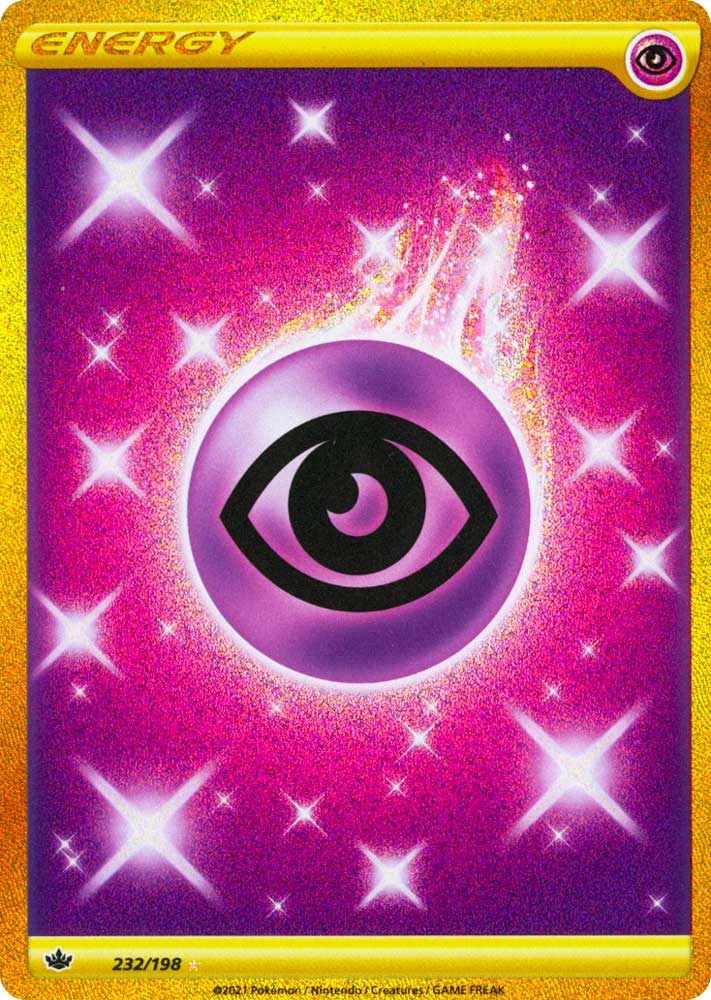 232 / 198 Psychic Energy Rara Segreta Gold foil (EN) -NEAR MINT-