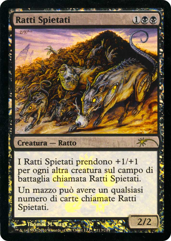 113 / 249 Ratti Spietati rara foil (IT) -NEAR MINT-