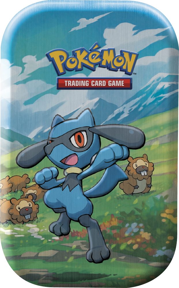 Mini Tin da collezione Sinnoh Stars Riolu e Bidoof (EN)