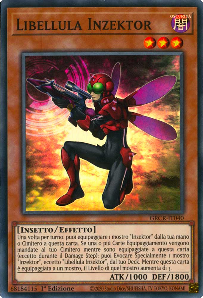 GRCR-IT040 Libellula Inzektor super rara 1a Edizione (IT) -NEAR MINT-