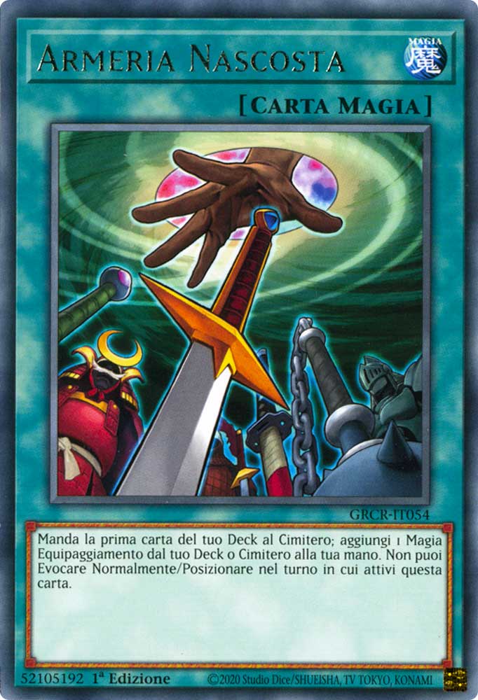 GRCR-IT054 Armeria Nascosta rara 1a Edizione (IT) -NEAR MINT-