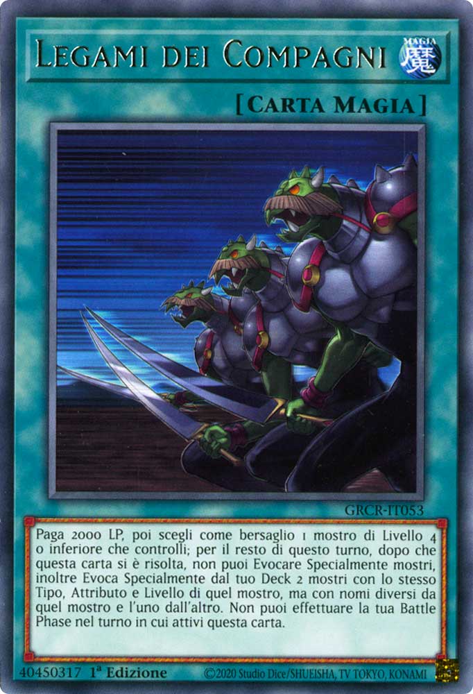 GRCR-IT053 Legami dei Compagni rara 1a Edizione (IT) -NEAR MINT-