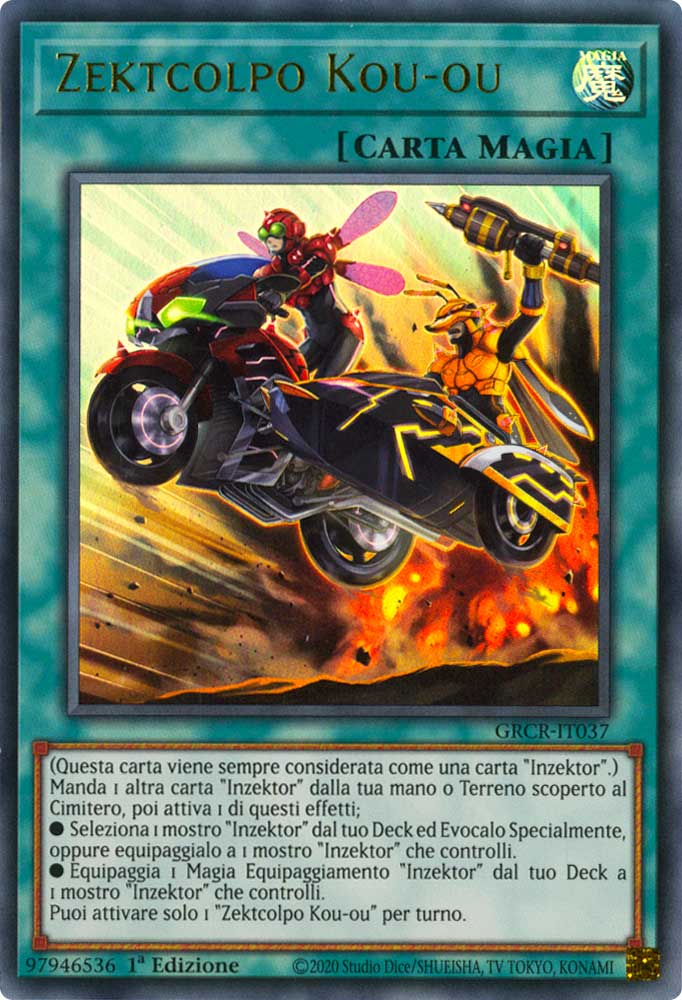 GRCR-IT037 Zektcolpo Kou-ou ultra rara 1a Edizione (IT) -NEAR MINT-