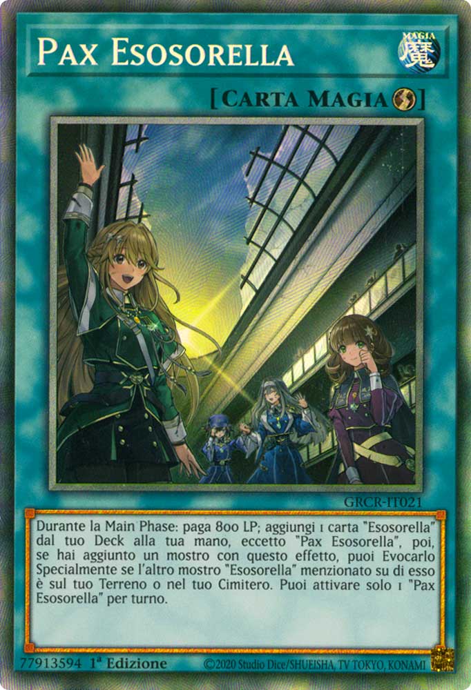 GRCR-IT021 Pax Esosorella rara collector 1a Edizione (IT) -NEAR MINT-