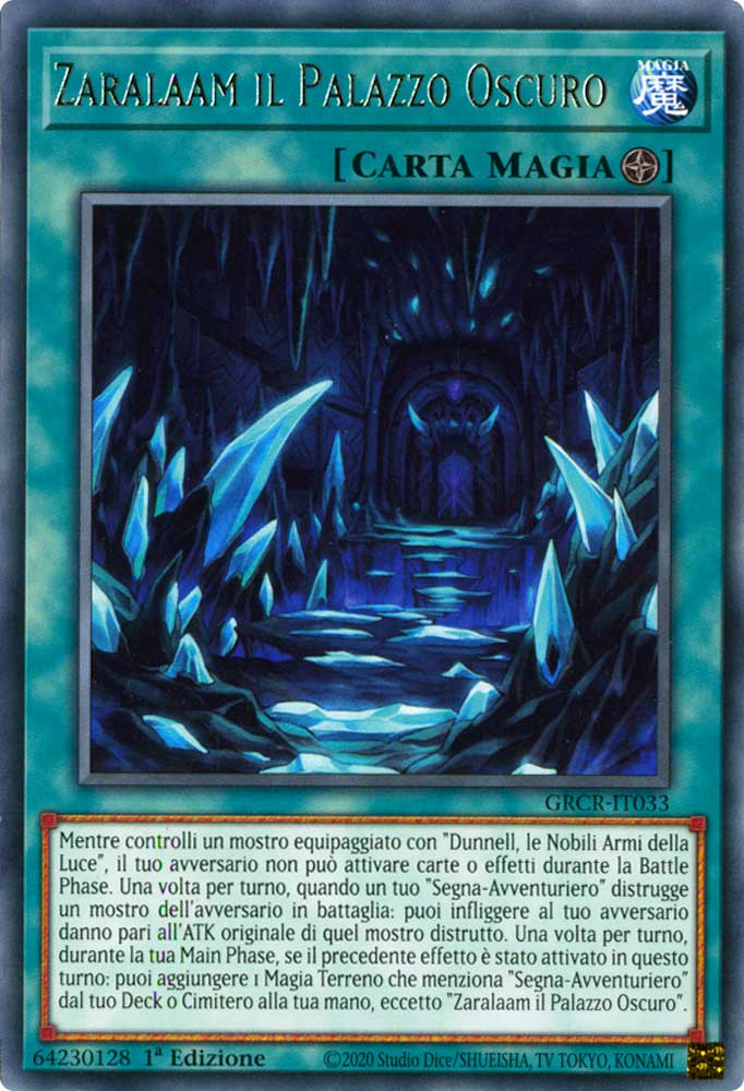 GRCR-IT033 Zaralaam il Palazzo Oscuro rara 1a Edizione (IT) -NEAR MINT-