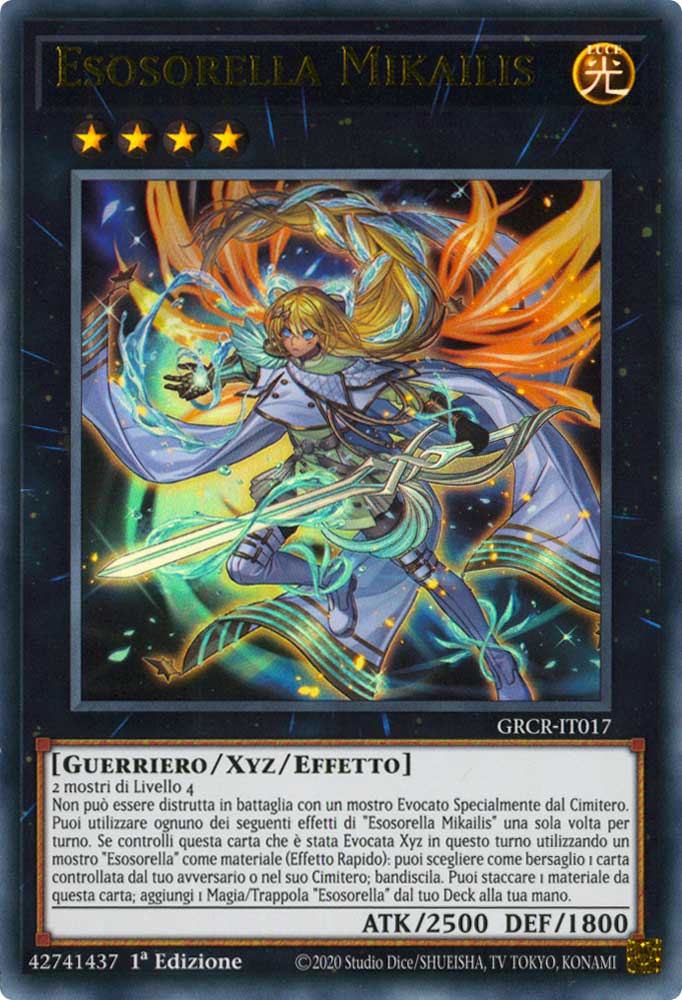 GRCR-IT017 Esosorella Mikailis ultra rara 1a Edizione (IT) -NEAR MINT-