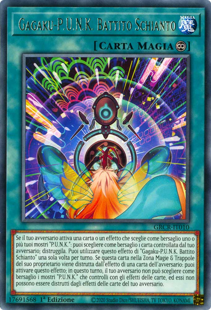GRCR-IT010 Gagaku-P.U.N.K. Battito Schianto rara 1a Edizione (IT) -NEAR MINT-