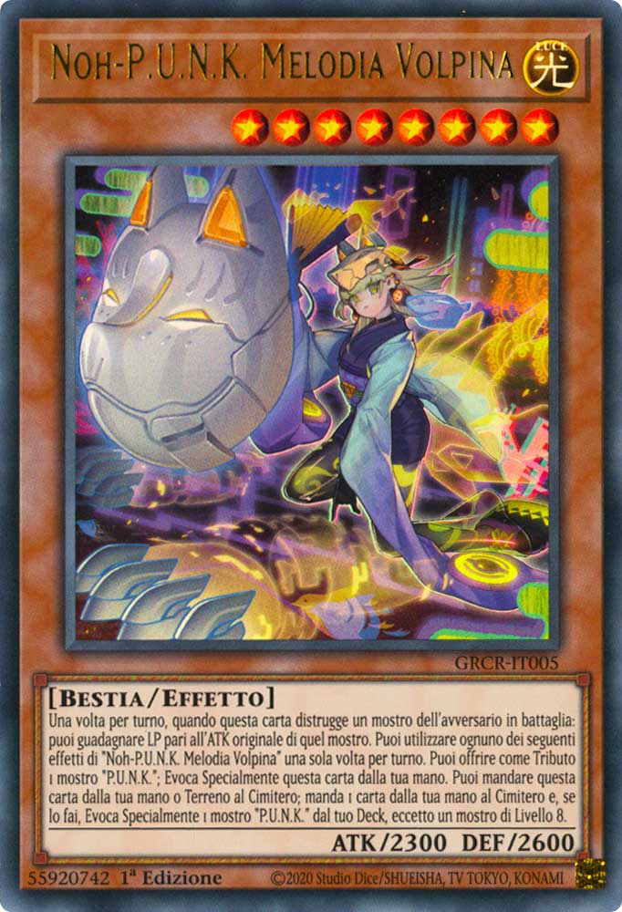 GRCR-IT005 Noh-P.U.N.K. Melodia Volpina ultra rara 1a Edizione (IT) -NEAR MINT-