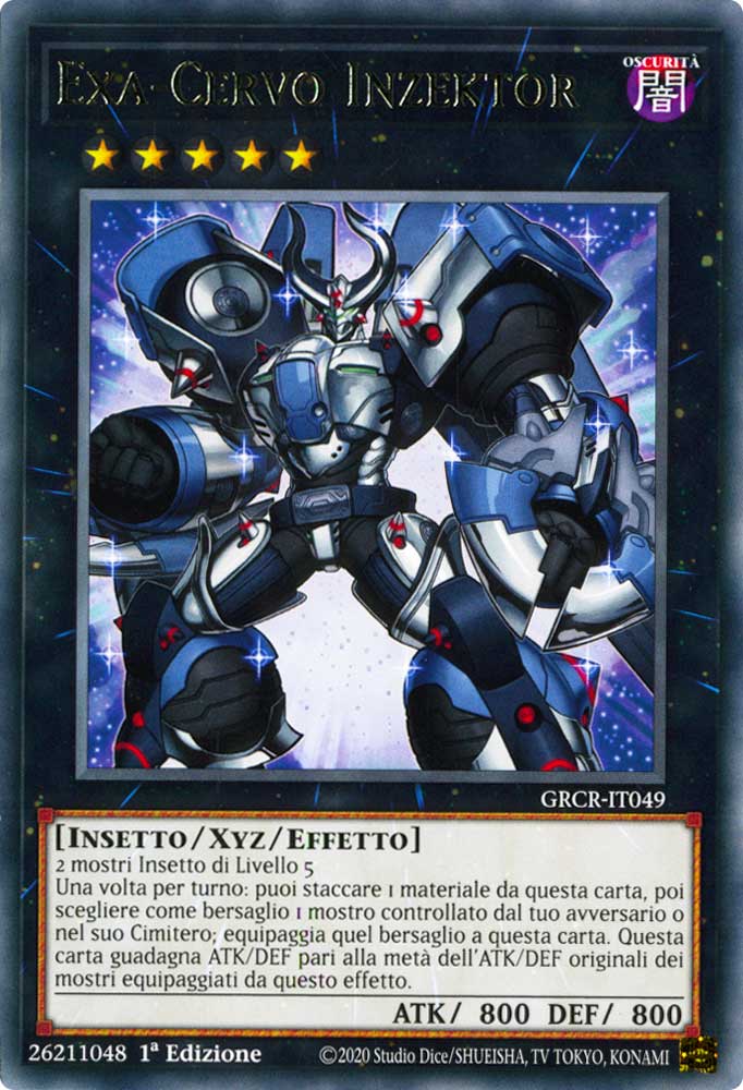 GRCR-IT049 Exa-Cervo Inzektor rara 1a Edizione (IT) -NEAR MINT-