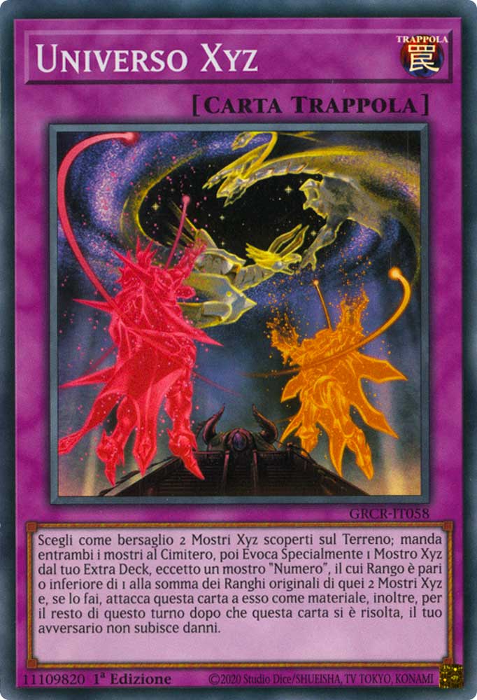 GRCR-IT058 Universo Xyz super rara 1a Edizione (IT) -NEAR MINT-