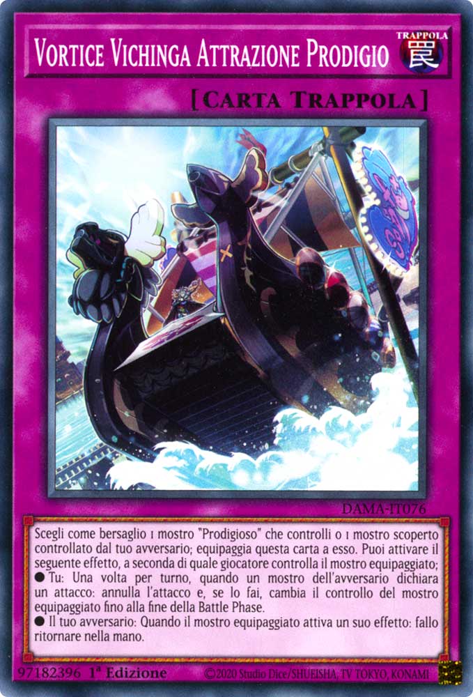 DAMA-IT076 Vortice Vichinga Attrazione Prodigio comune 1a Edizione (IT) -NEAR MINT-