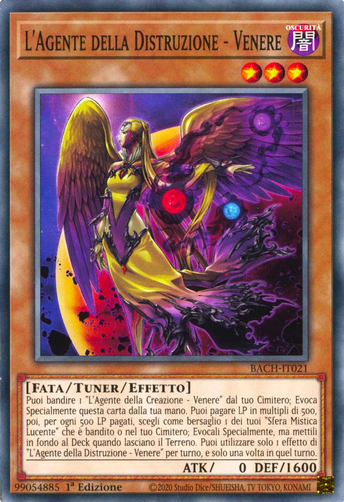 BACH-IT021 L'Agente della Distruzione - Venere comune 1a Edizione (IT) -NEAR MINT-