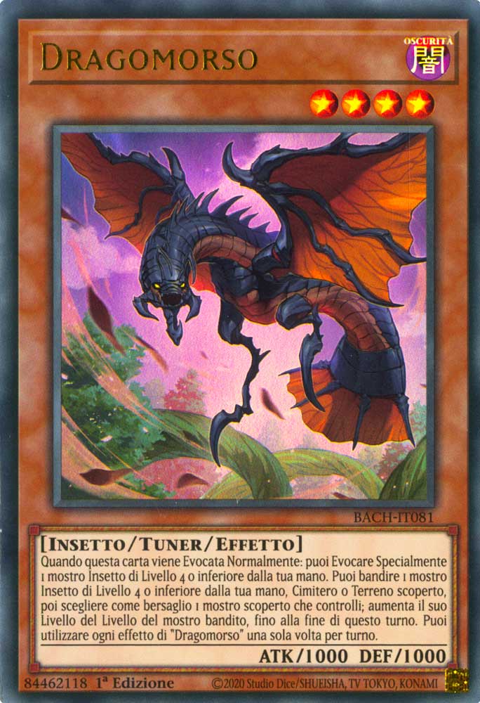 BACH-IT081 Dragomorso ultra rara 1a Edizione (IT) -NEAR MINT-