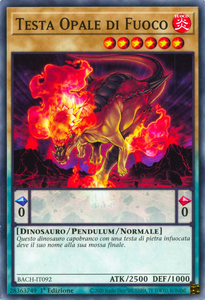 BACH-IT092 Testa Opale di Fuoco comune 1a Edizione (IT) -NEAR MINT-