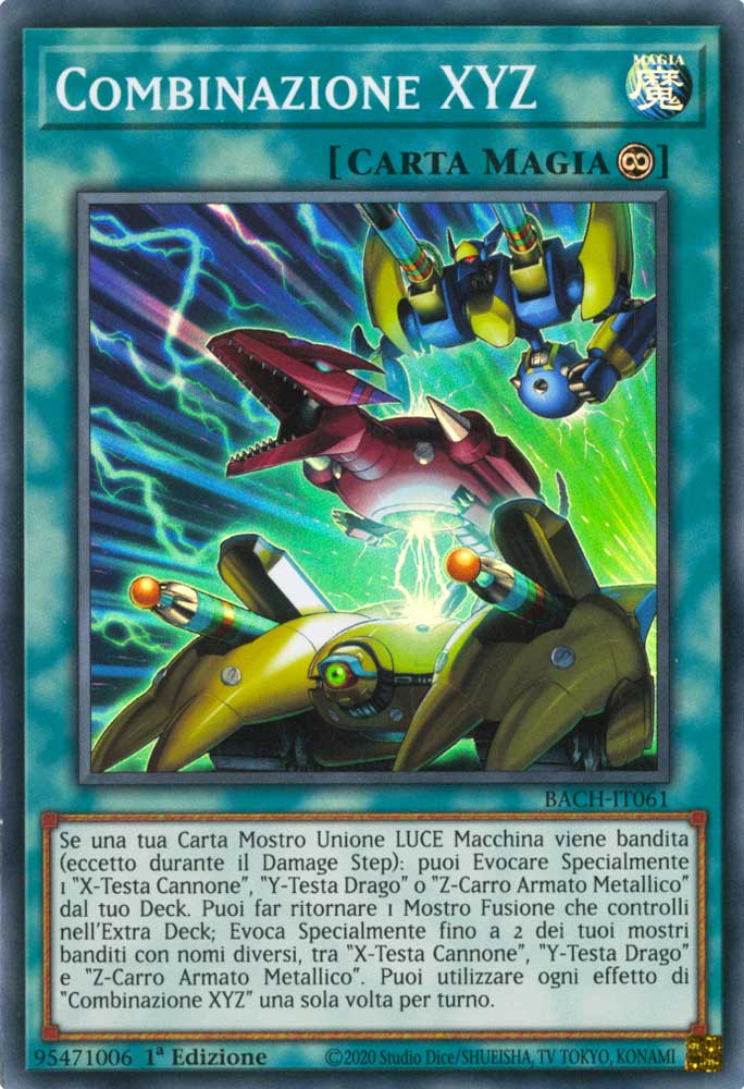 BACH-IT061 Combinazione XYZ super rara 1a Edizione (IT) -NEAR MINT-