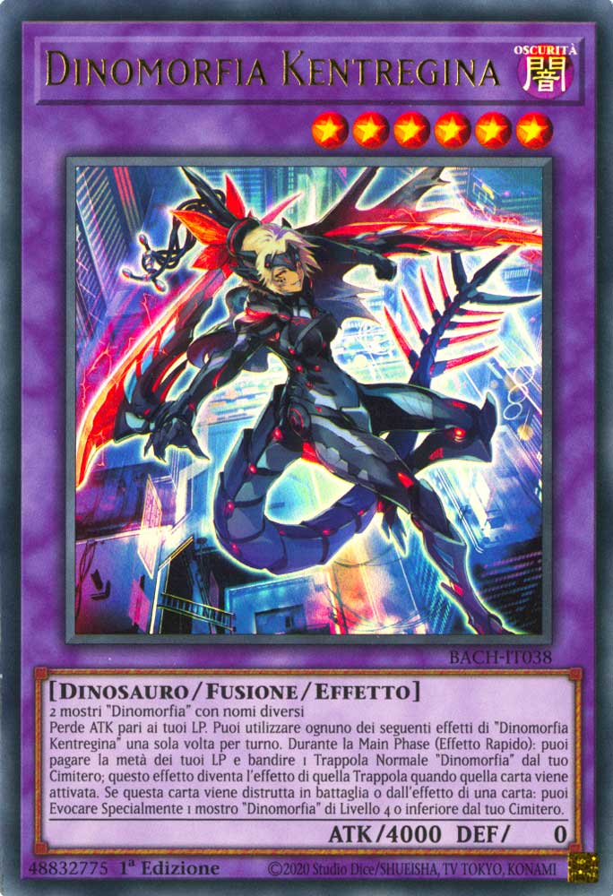 BACH-IT038 Dinomorfia Kentregina ultra rara 1a Edizione (IT) -NEAR MINT-